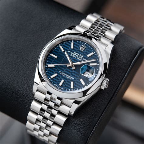 rolex blue face day date|Rolex Day-Date fluted bezel.